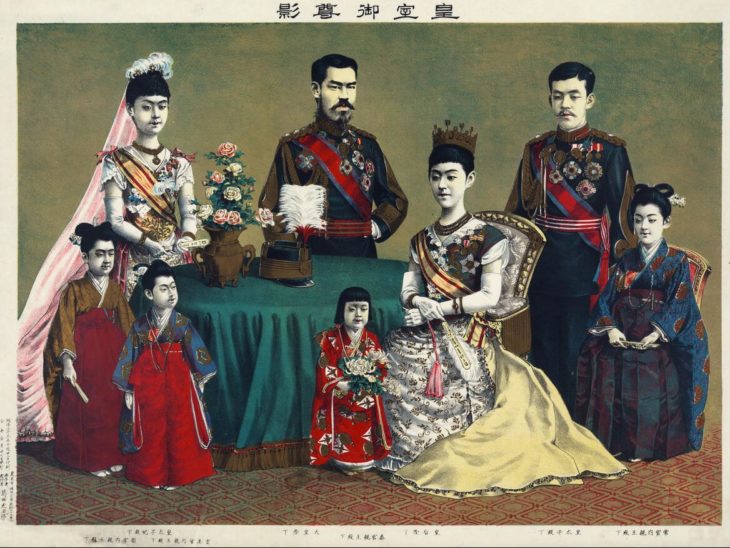 The Meiji Emperor of Japan and the Emperor Family, by Torajirō Kasai