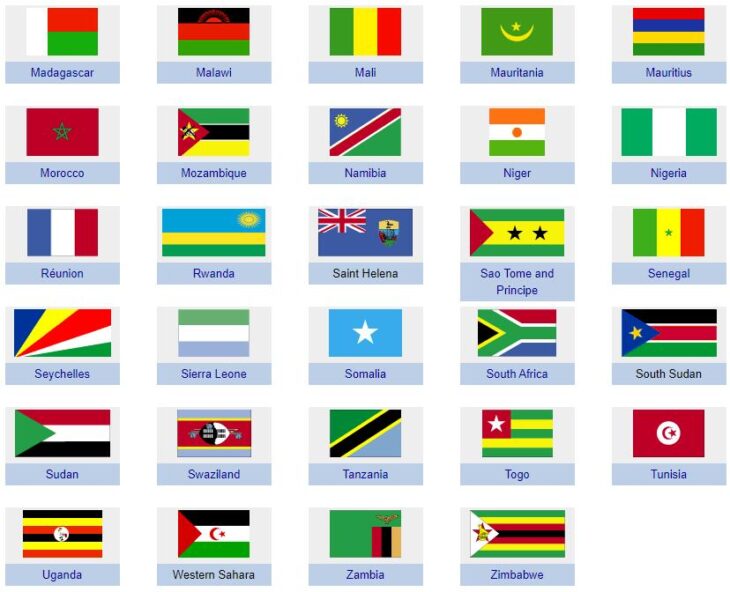 Flags of Africa 2