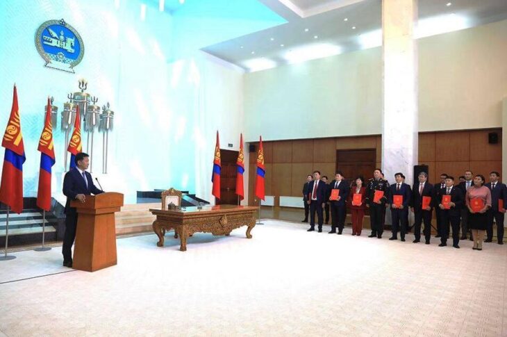 The new government of Mongolia