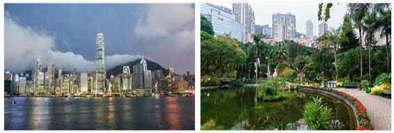 Landmarks in Hong Kong